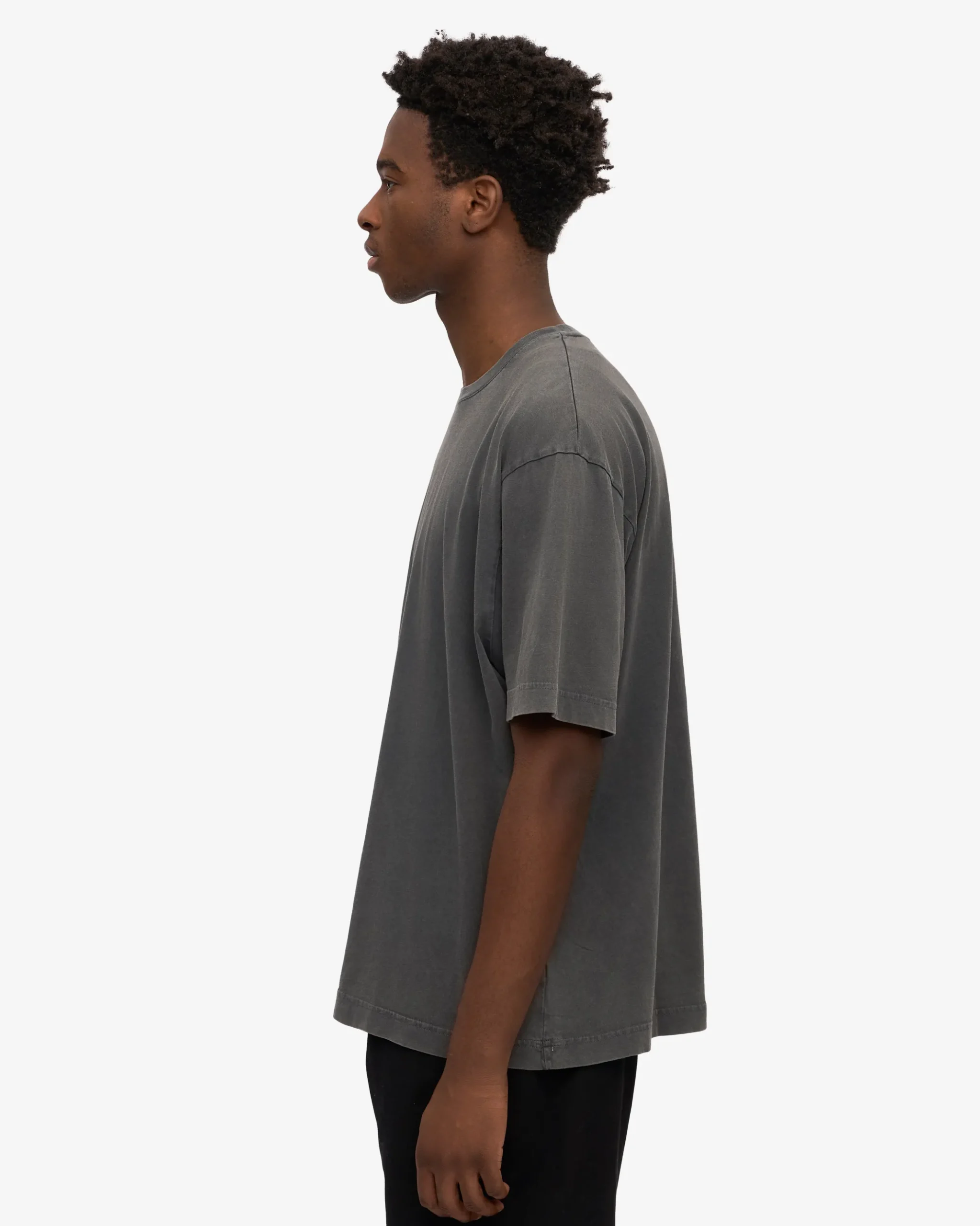 Oversized Organic T-Shirt - Faded Black (3-Pack)