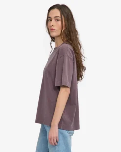 Oversized Organic T-Shirt - Faded Grape