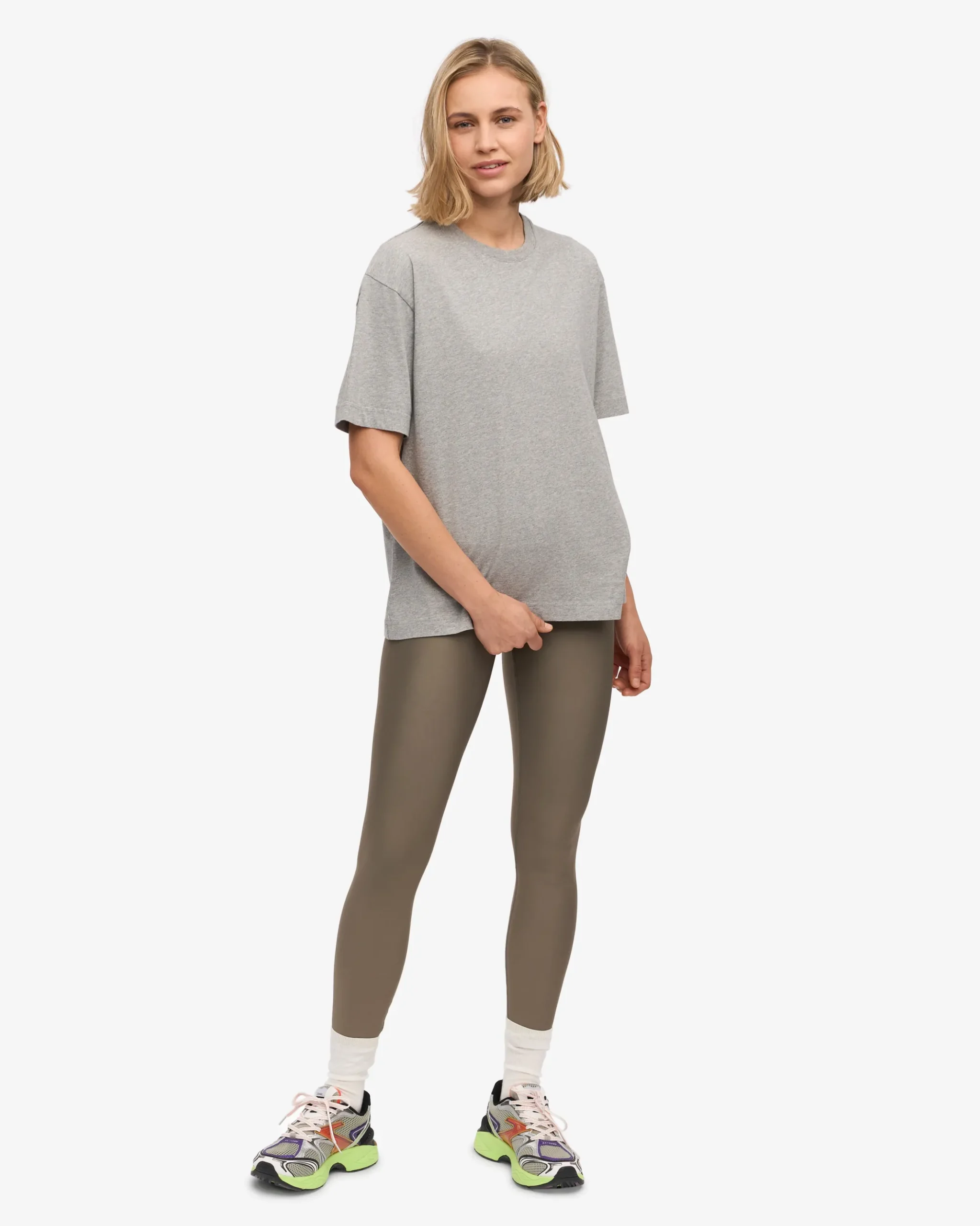 Oversized Organic T-Shirt - Heather Grey (3-Pack)