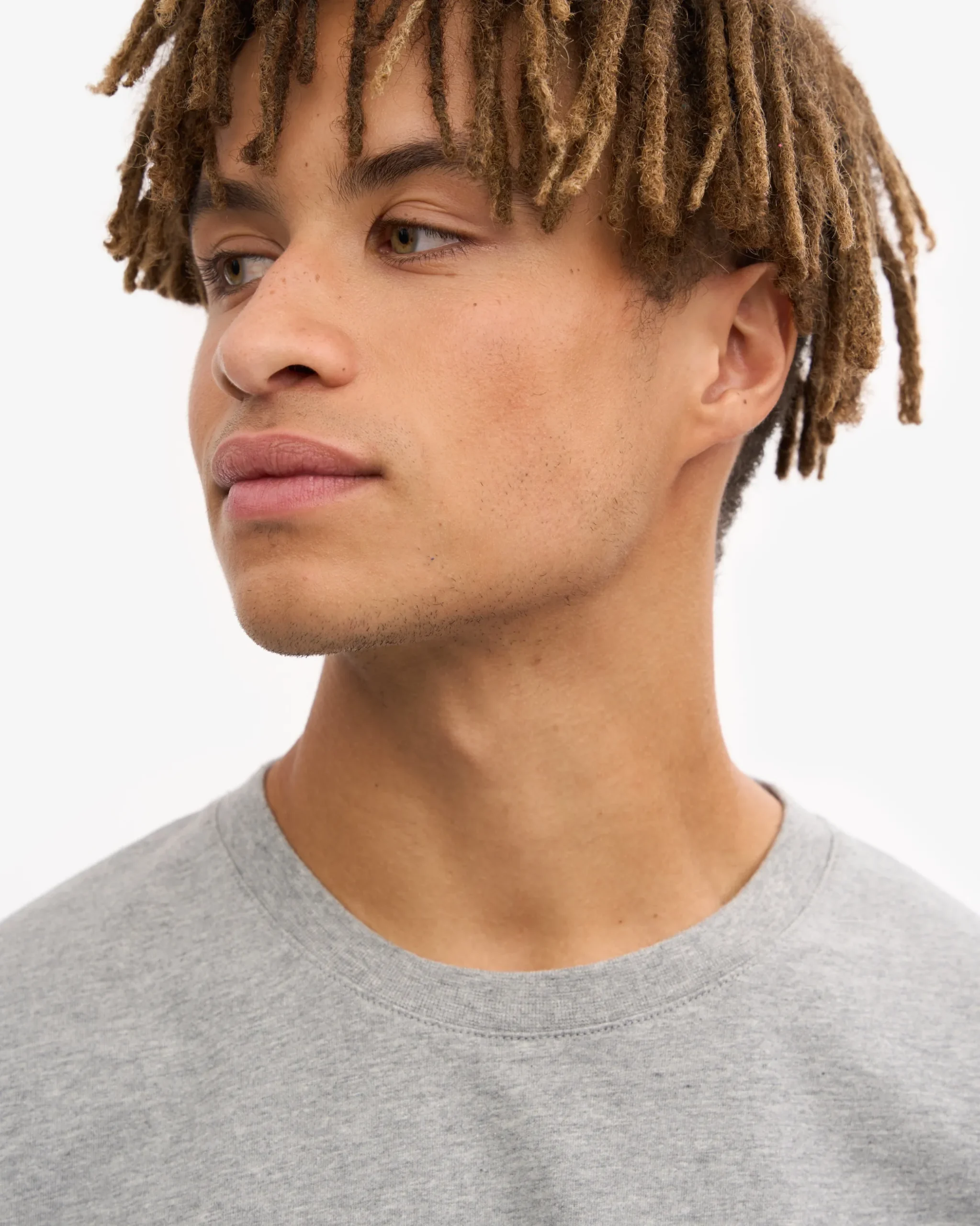 Oversized Organic T-Shirt - Heather Grey (3-Pack)