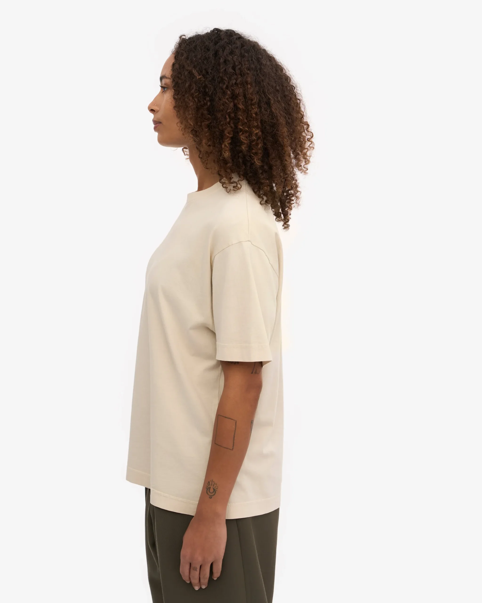 Oversized Organic T-Shirt - Ivory White (3-Pack)