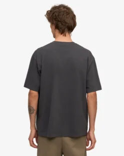 Oversized Organic T-Shirt - Lava Grey