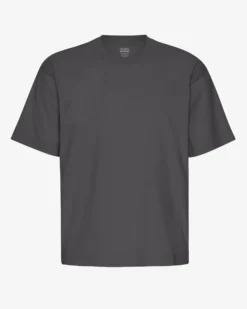 Oversized Organic T-Shirt - Lava Grey