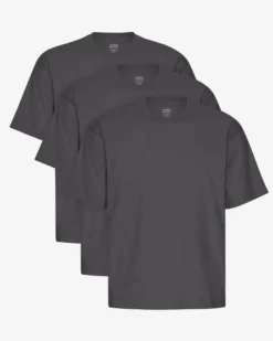 Oversized Organic T-Shirt - Lava Grey (3-Pack)