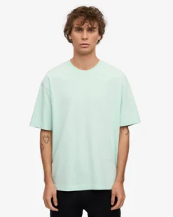 Oversized Organic T-Shirt - Light Aqua