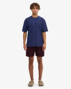 Oversized Organic T-Shirt - Marine Blue