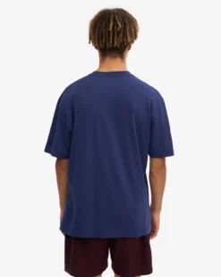 Oversized Organic T-Shirt - Marine Blue