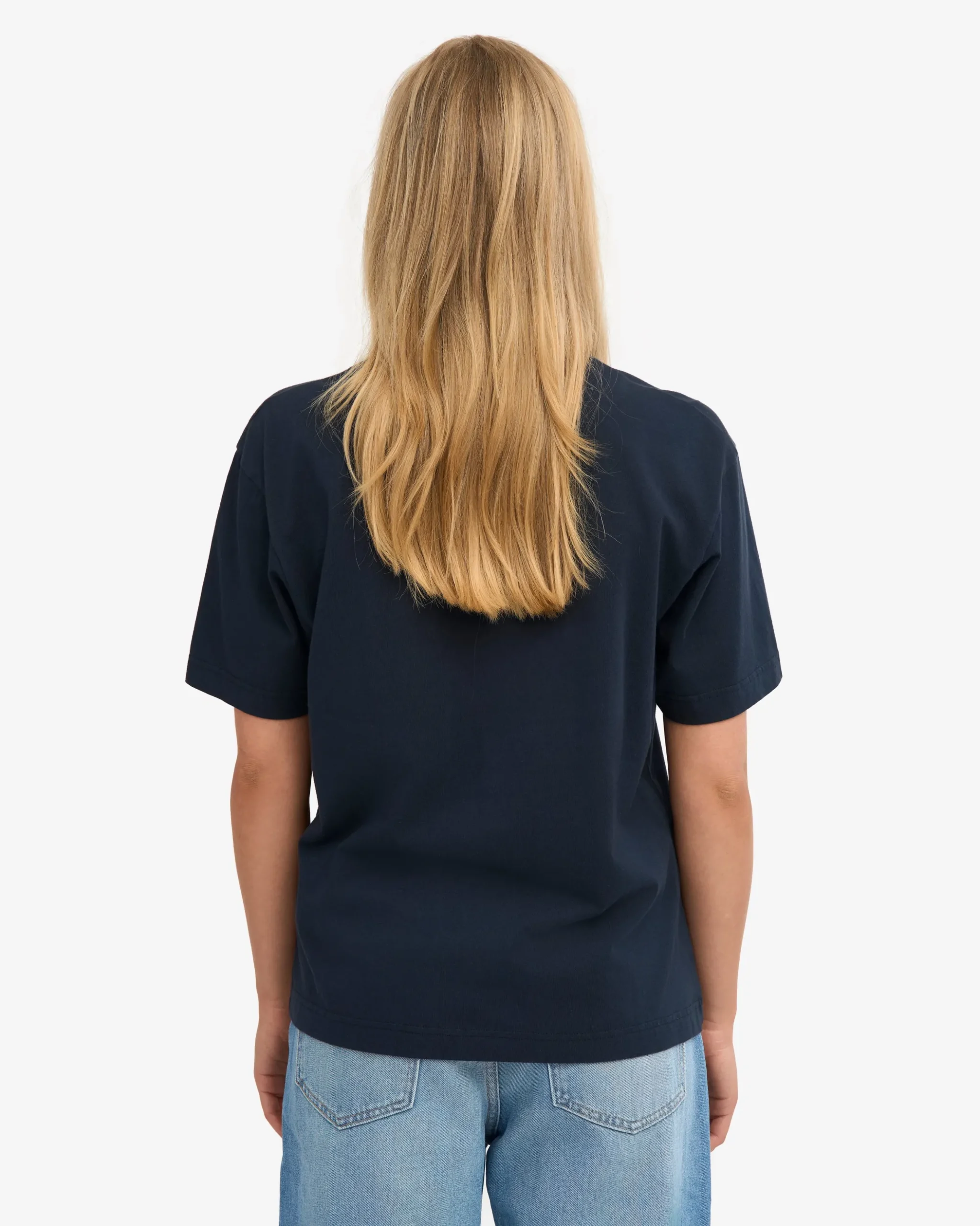 Oversized Organic T-Shirt - Navy Blue (3-Pack)