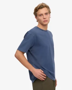 Oversized Organic T-Shirt - Neptune Blue