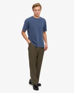 Oversized Organic T-Shirt - Neptune Blue