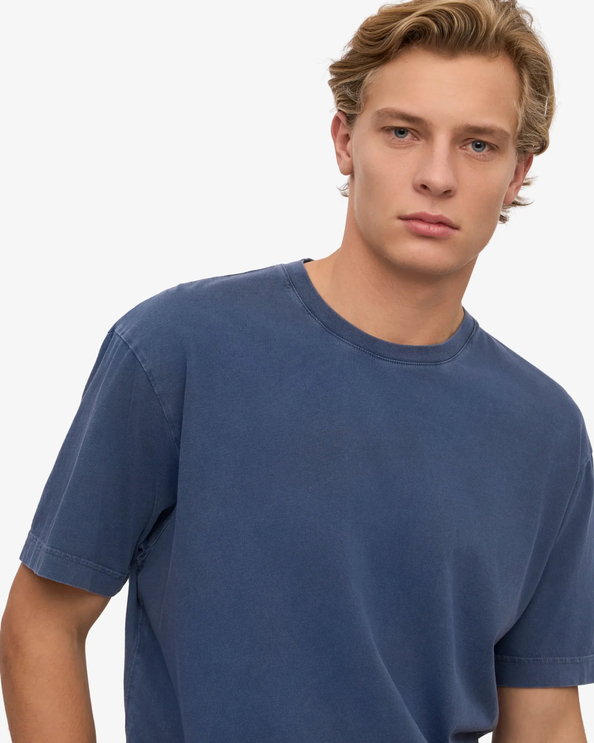 Oversized Organic T-Shirt - Neptune Blue (3-Pack)