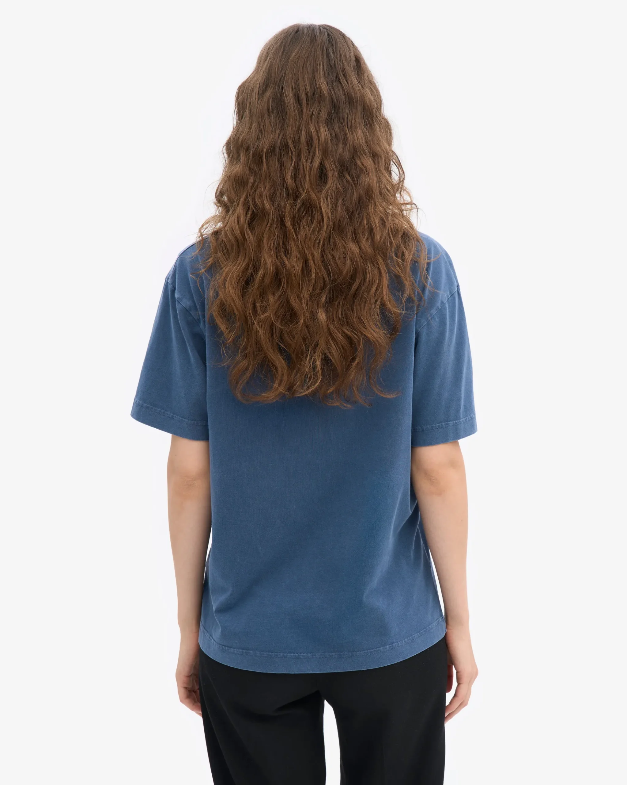 Oversized Organic T-Shirt - Neptune Blue