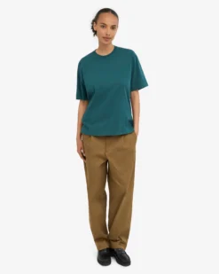 Oversized Organic T-Shirt - Ocean Green