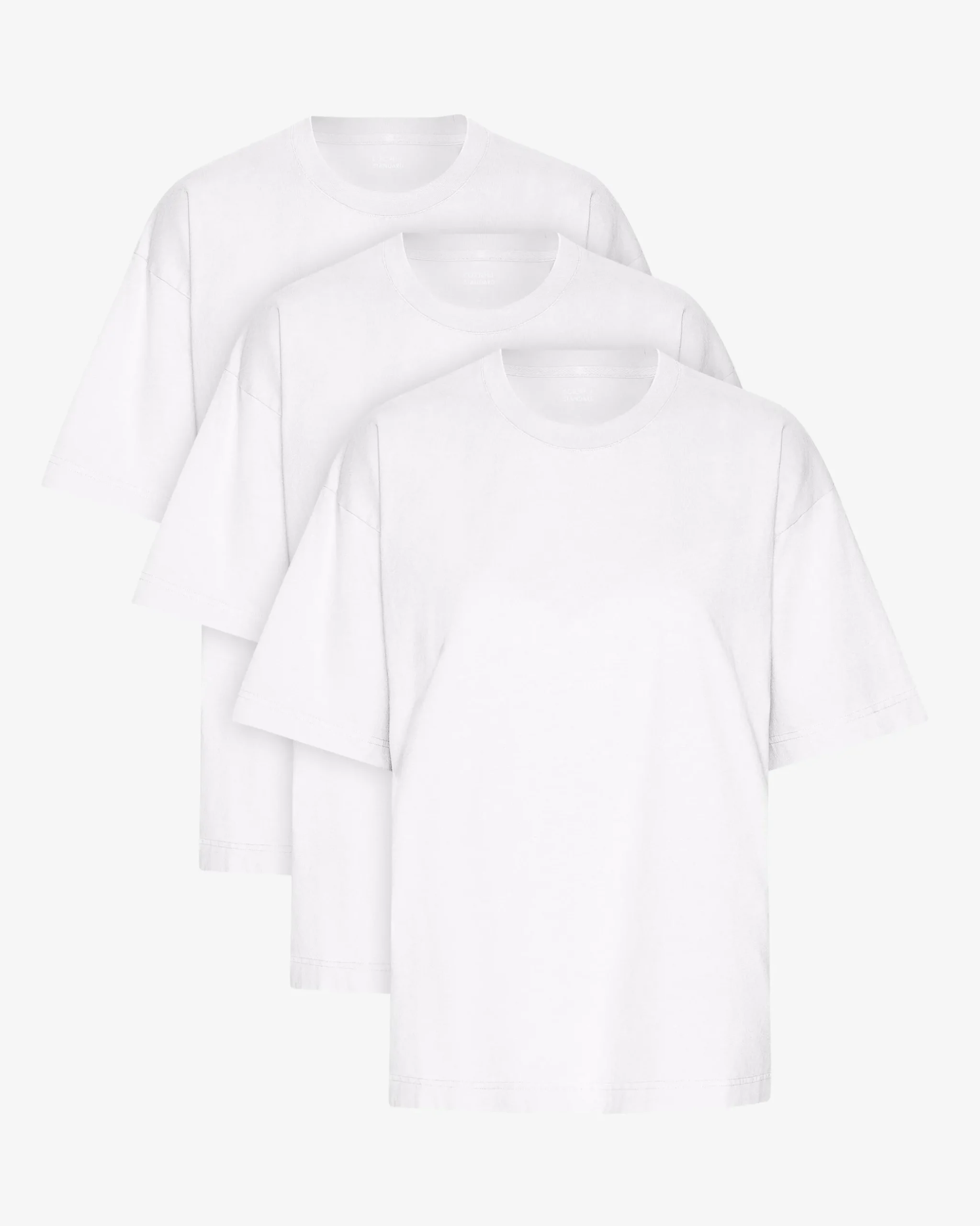 Oversized Organic T-Shirt - Optical White (3-Pack)