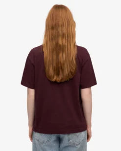 Oversized Organic T-Shirt - Oxblood Red (3-Pack)