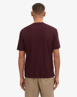 Oversized Organic T-Shirt - Oxblood Red