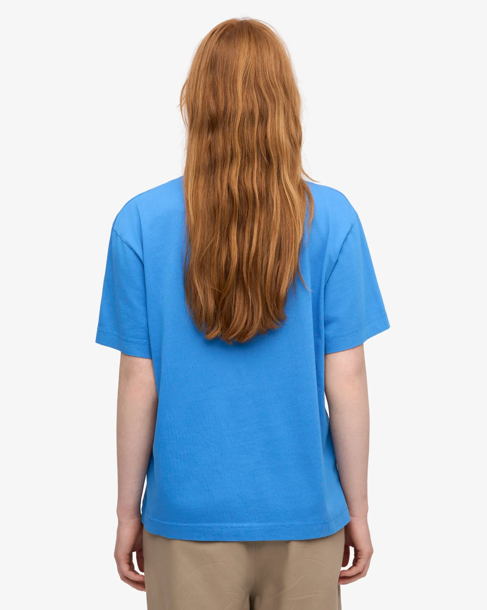 Oversized Organic T-Shirt - Pacific Blue