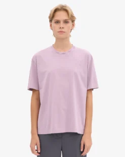 Oversized Organic T-Shirt - Pearly Purple
