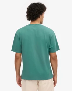 Oversized Organic T-Shirt - Pine Green