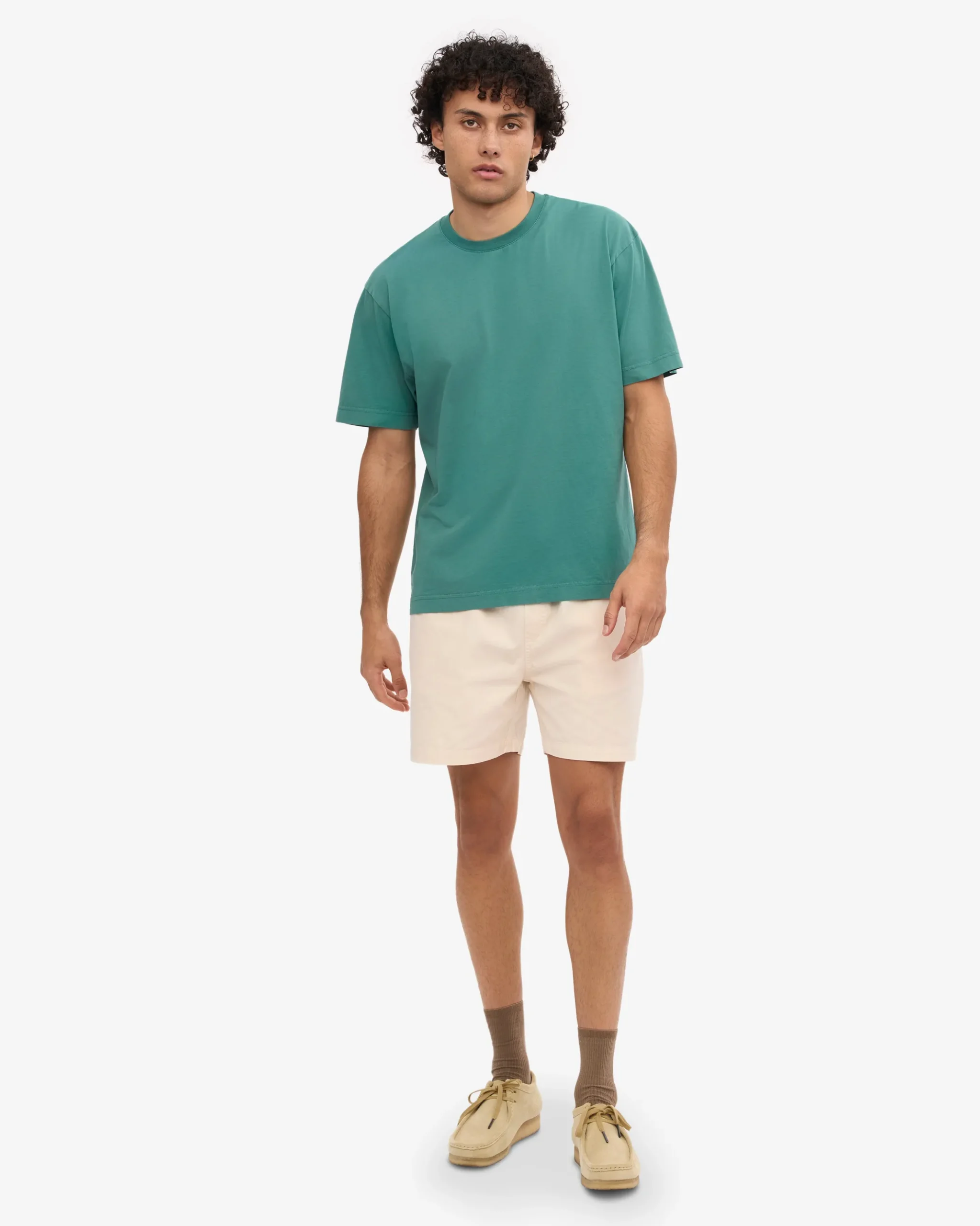 Oversized Organic T-Shirt - Pine Green