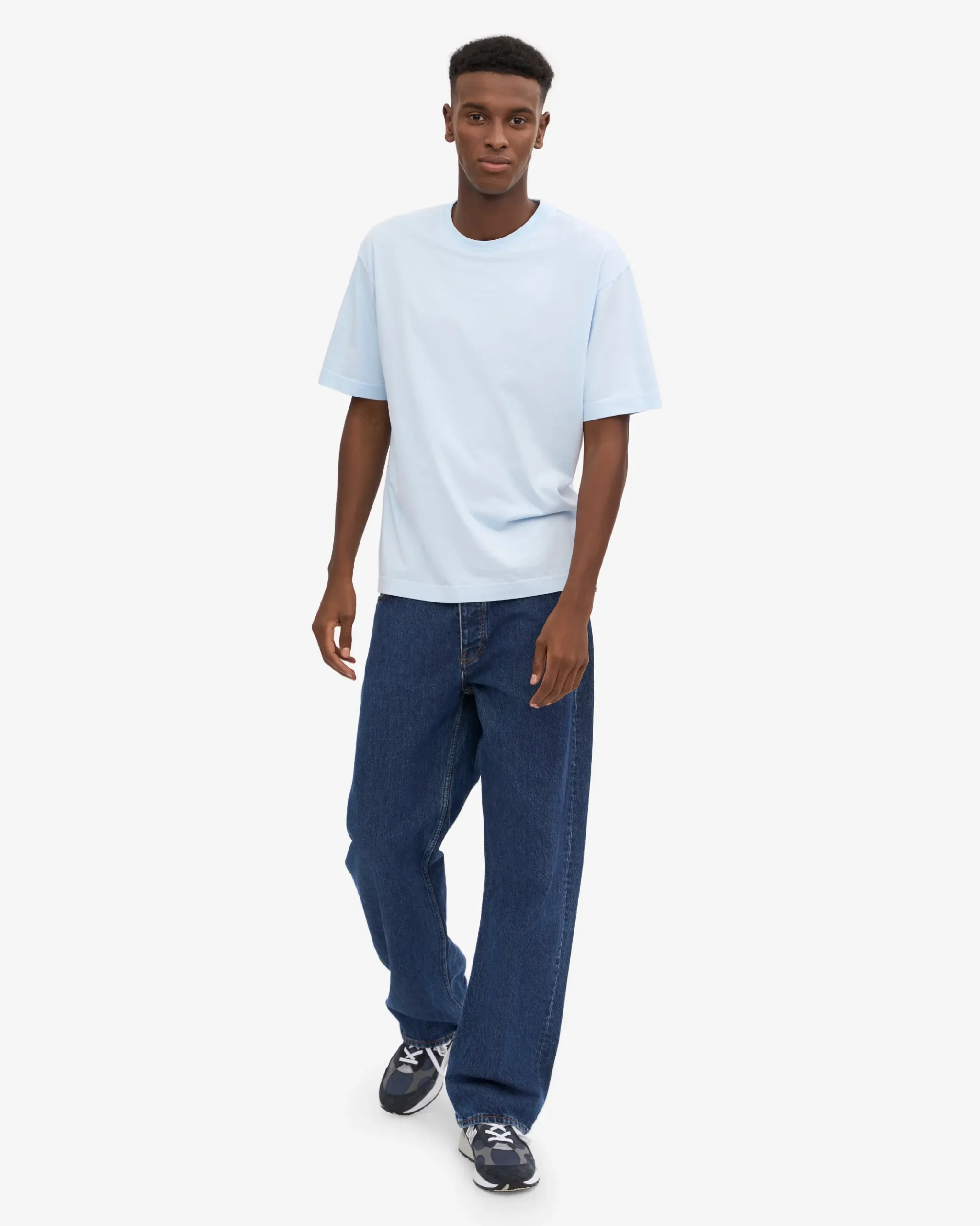 Oversized Organic T-Shirt - Polar Blue