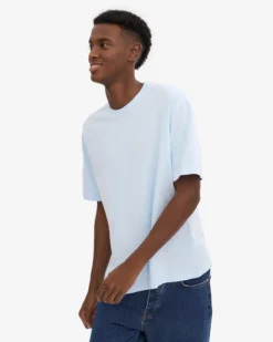 Oversized Organic T-Shirt - Polar Blue