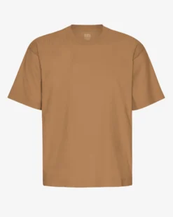 Oversized Organic T-Shirt - Sahara Camel