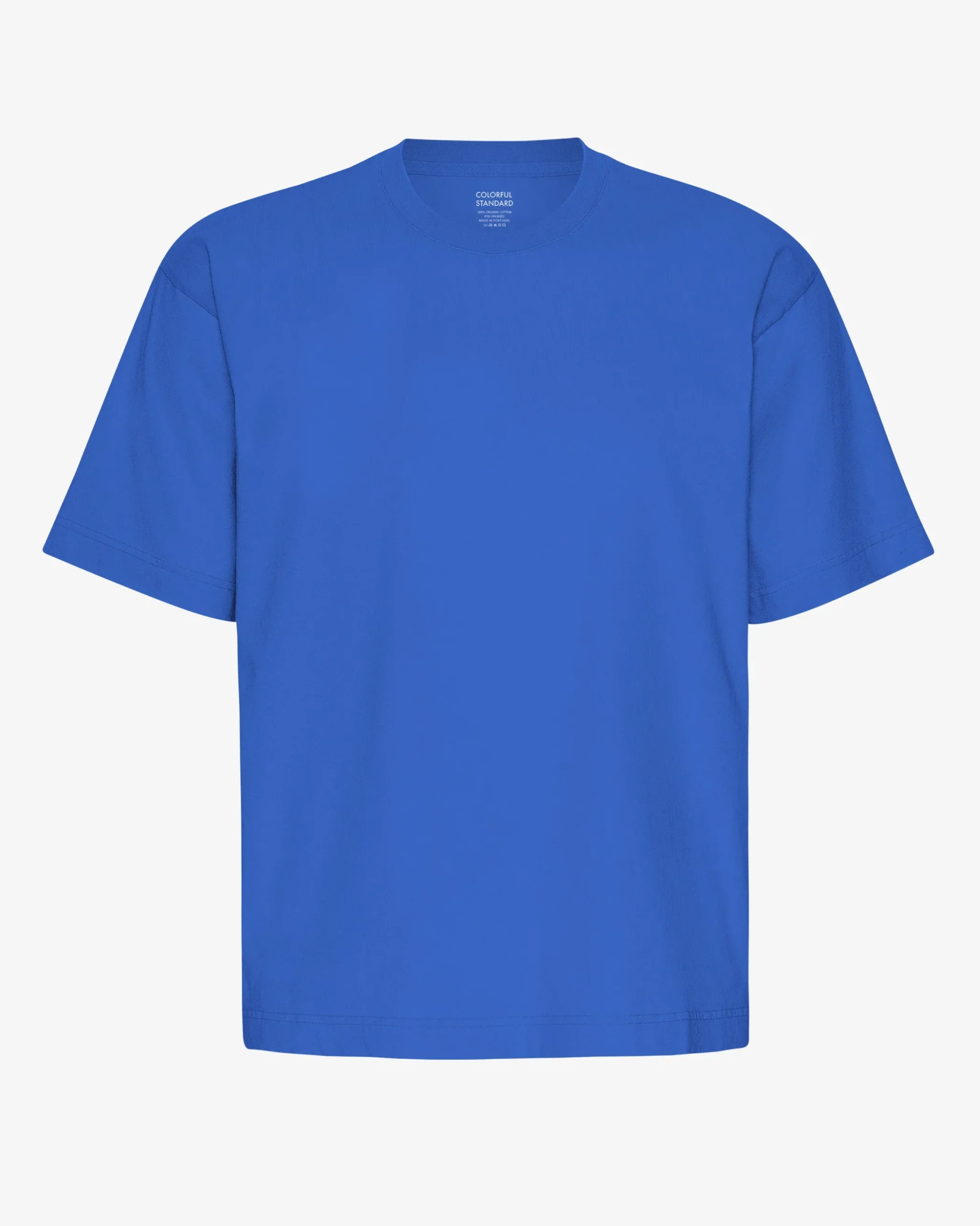 Oversized Organic T-Shirt - Sapphire Blue