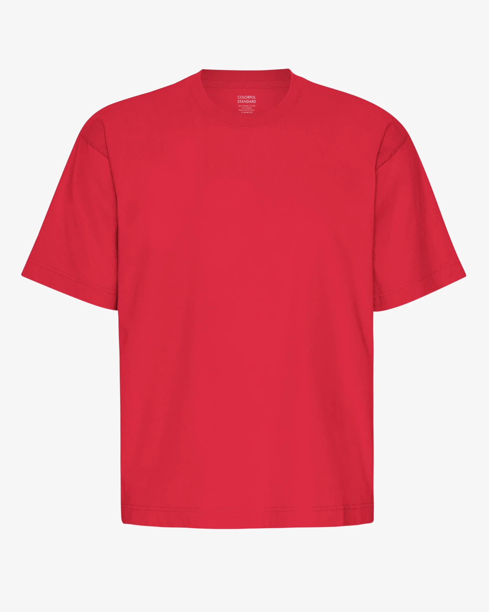 Oversized Organic T-Shirt - Scarlet Red