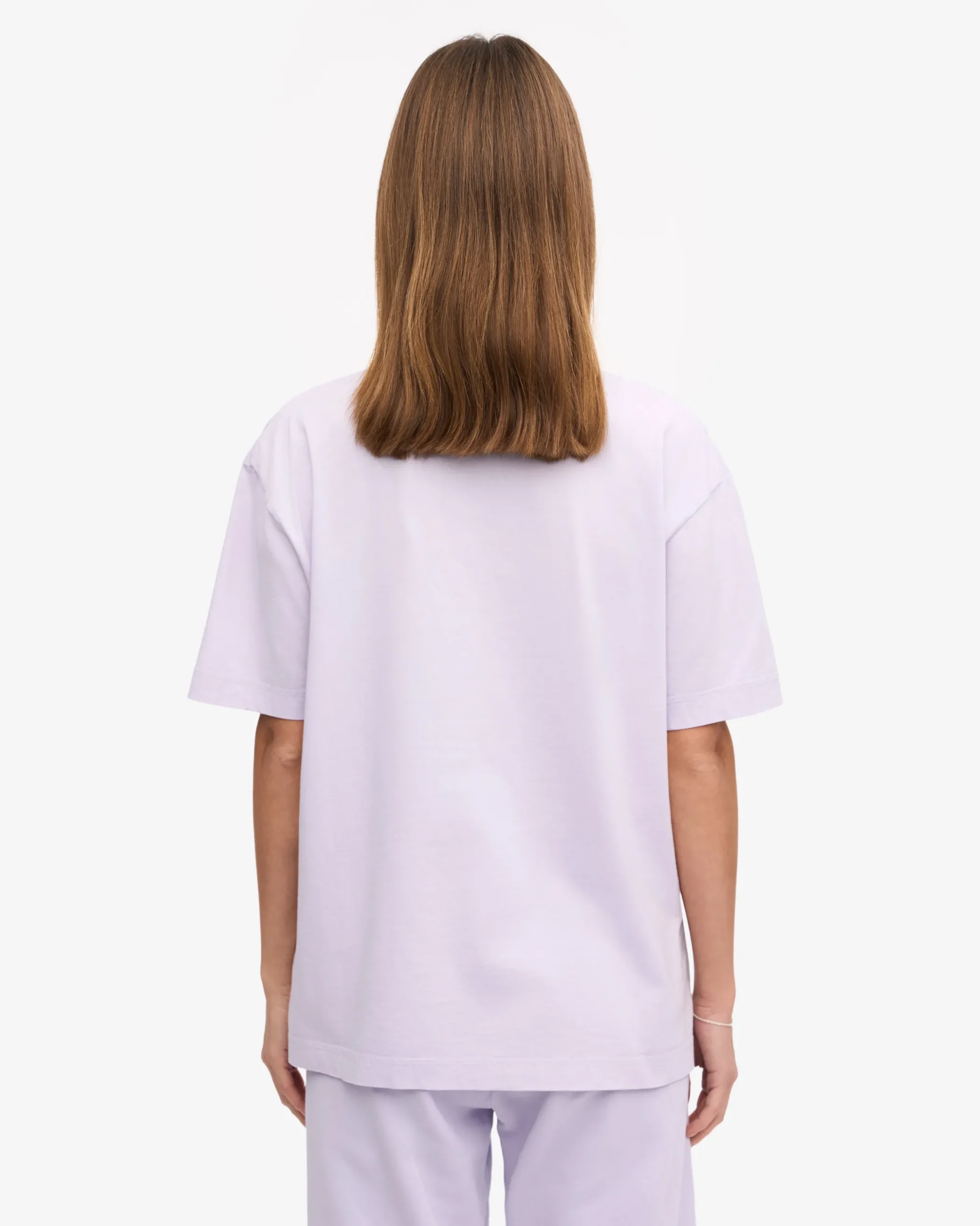 Oversized Organic T-Shirt - Soft Lavender