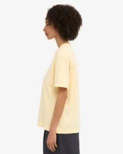 Oversized Organic T-Shirt - Soft Yellow