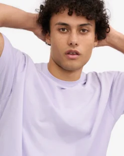 Oversized Organic T-Shirt - Soft Lavender (3-Pack)