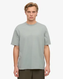 Oversized Organic T-Shirt - Steel Blue