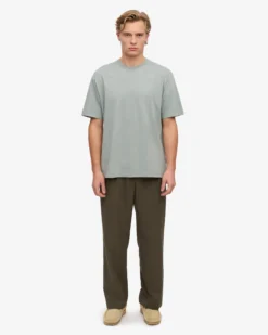 Oversized Organic T-Shirt - Steel Blue