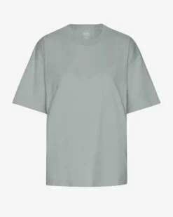 Oversized Organic T-Shirt - Steel Blue