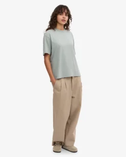Oversized Organic T-Shirt - Steel Blue
