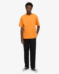 Oversized Organic T-Shirt - Sunny Orange