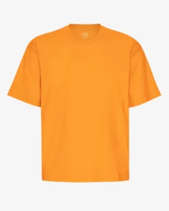 Oversized Organic T-Shirt - Sunny Orange