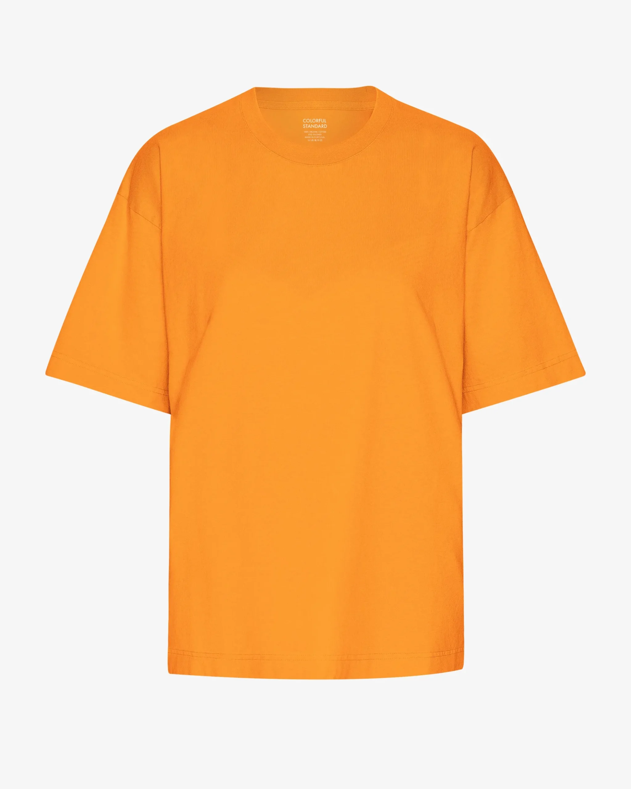 Oversized Organic T-Shirt - Sunny Orange