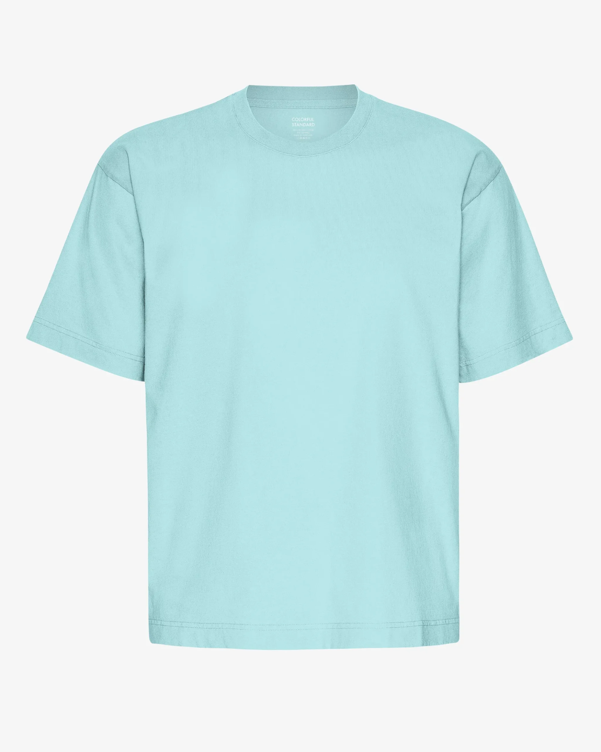Oversized Organic T-Shirt - Teal Blue