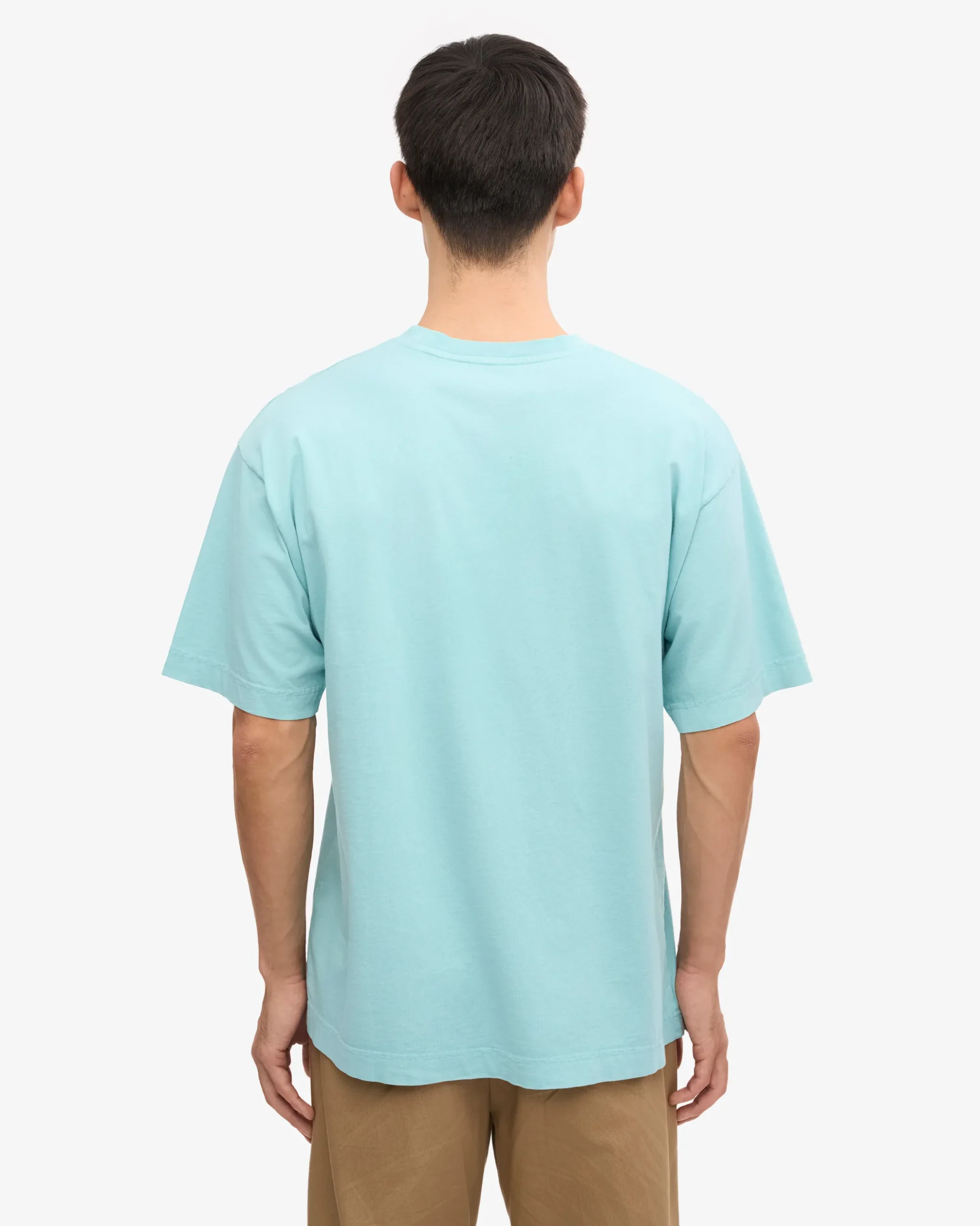 Oversized Organic T-Shirt - Teal Blue