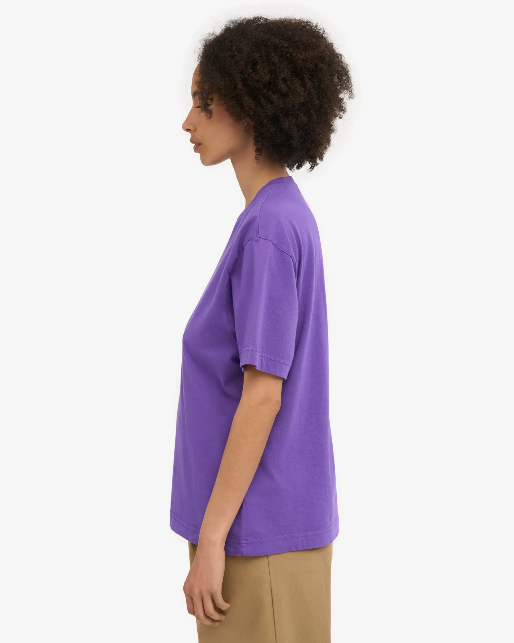Oversized Organic T-Shirt - Ultra Violet