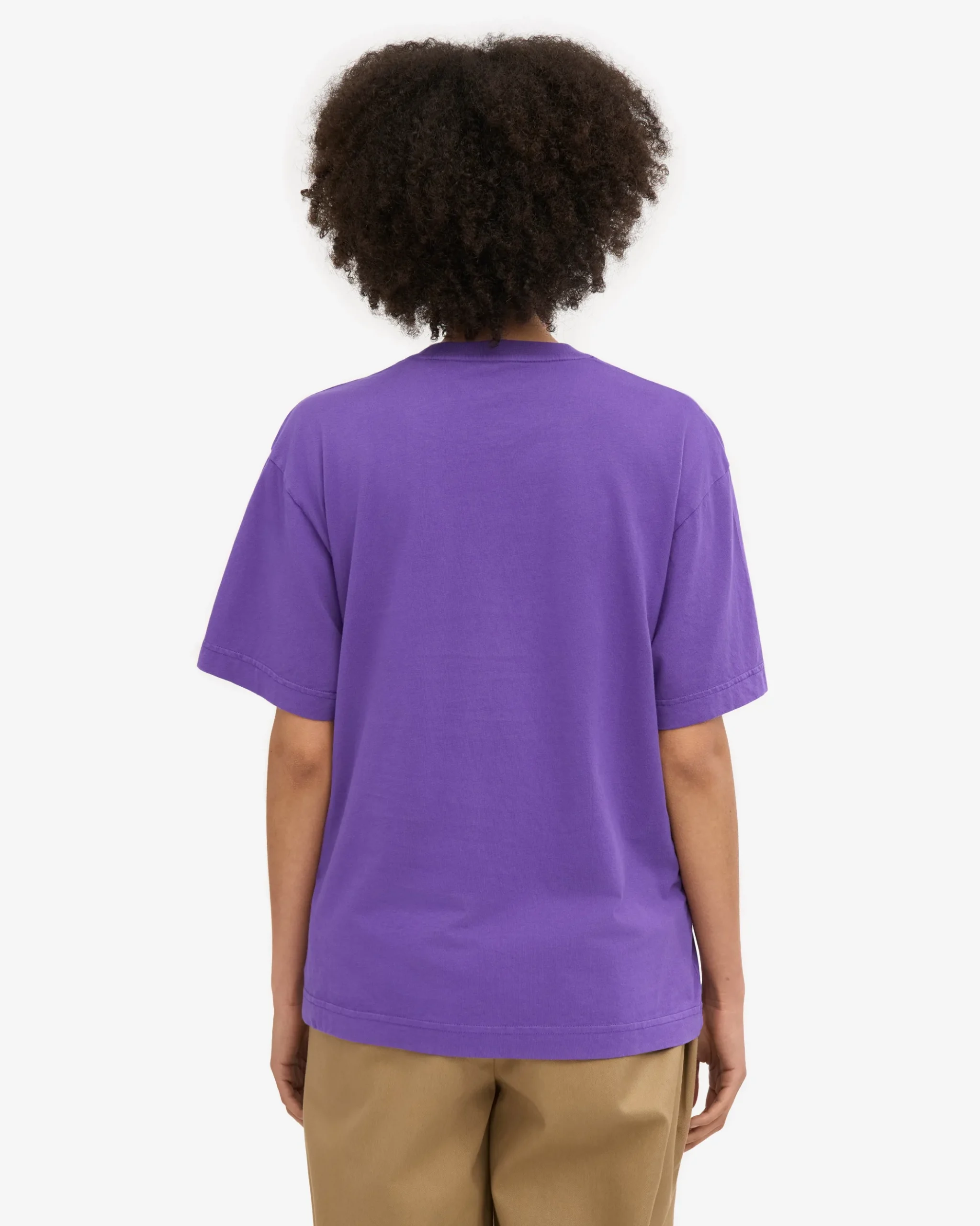 Oversized Organic T-Shirt - Ultra Violet