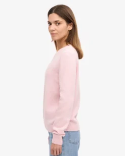 Women Classic Merino Wool Crew - Marine Blue