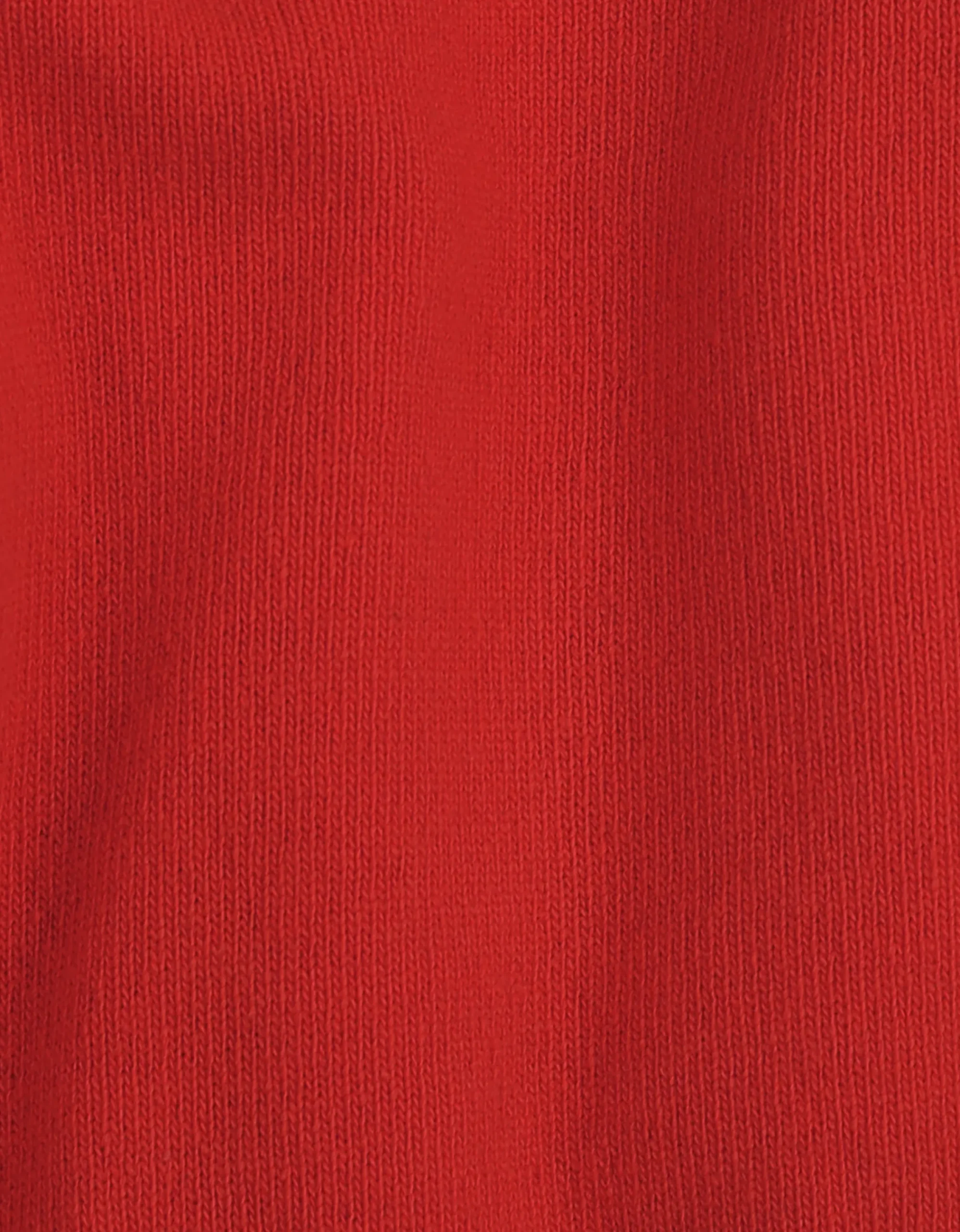 Women Classic Merino Wool Crew - Scarlet Red