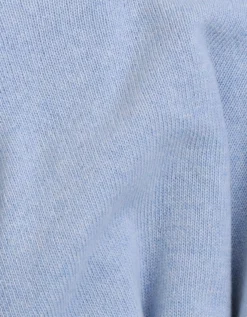 Women Classic Merino Wool Crew - Polar Blue