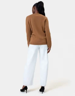 Women Classic Merino Wool Crew - Dusty Olive