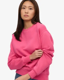 Women Classic Organic Crew - Bubblegum Pink