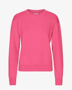 Women Classic Organic Crew - Bubblegum Pink