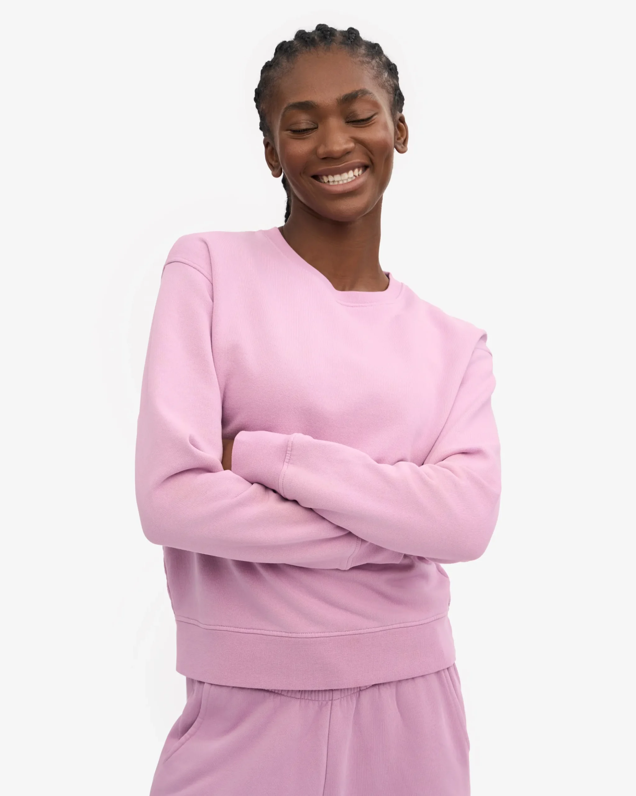 Women Classic Organic Crew - Cherry Blossom